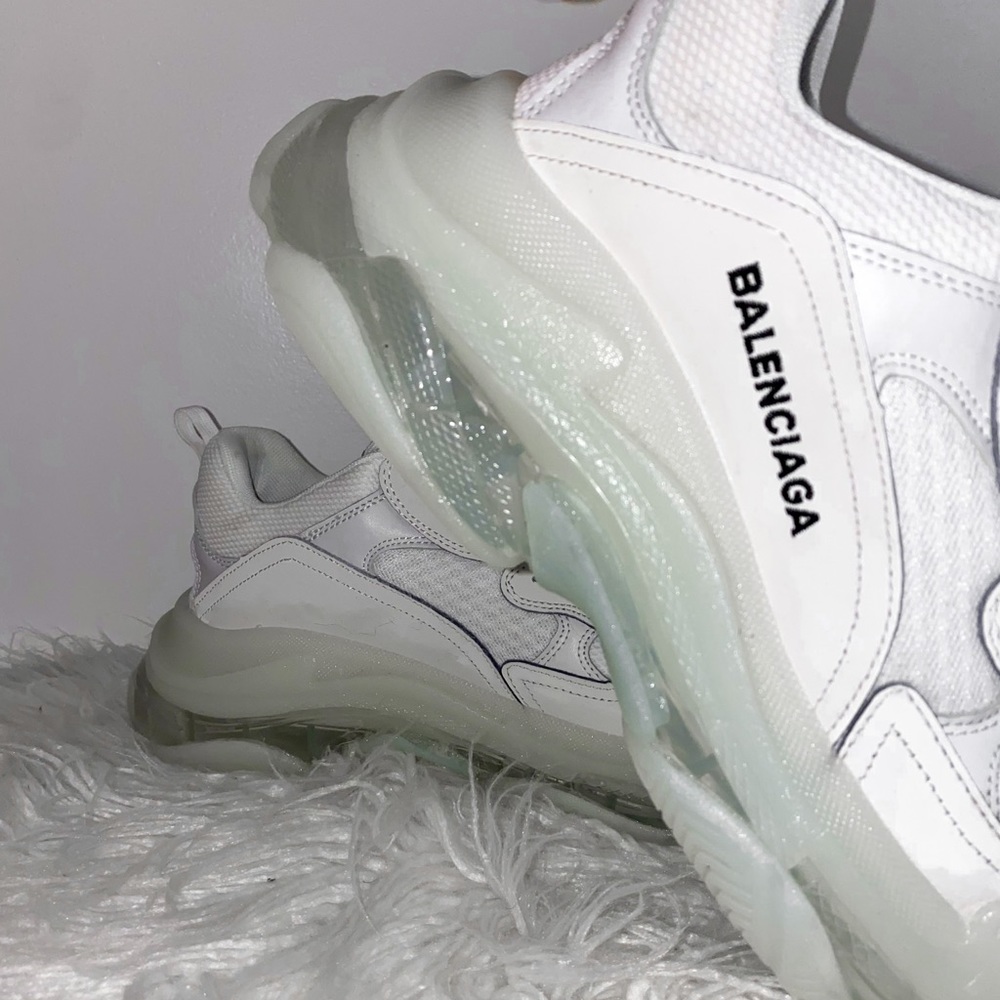 Triple S White Clear Sole